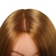 Cap Manechin Par Natural Blond 100% - 60cm + Bonus Suport