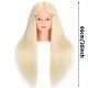 Cap de Manechin cu Par Blond Aurelia - Set de Accesorii pentru Coafură