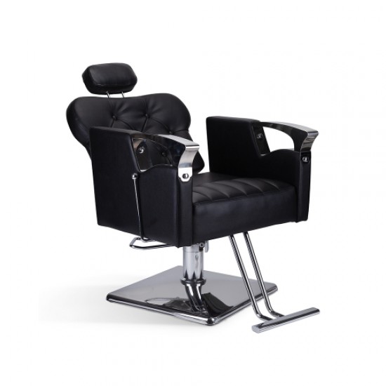 Scaun Coafor si Frizerie Glamour Negru Scaun Coafor si Frizerie Glamour Negru