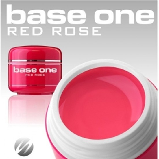 Gel Color Rosu Roz Base One - 5ml