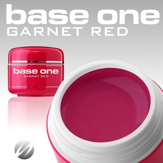 Gel Color Rosu Inchis Base One - 5ml