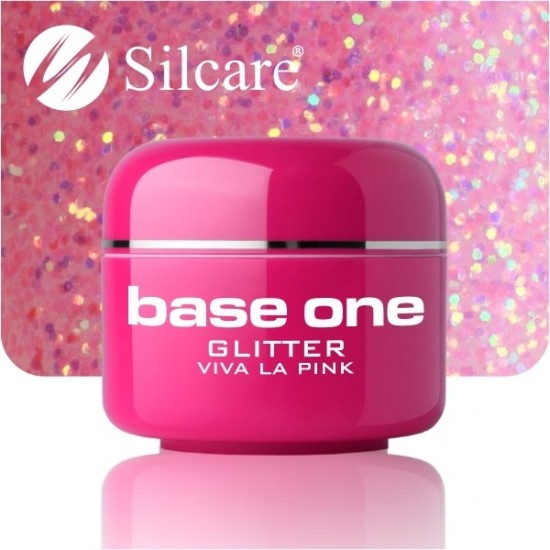 Gel Color Glitter Viva La Pink Base One - 5ml