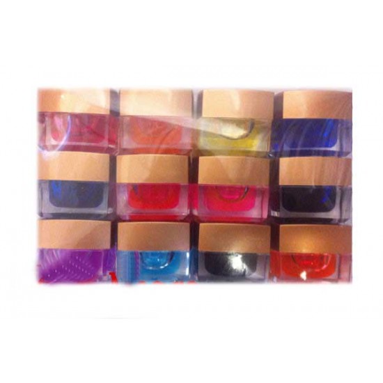 Gel UV Color Translucid - Set 12 Bucati