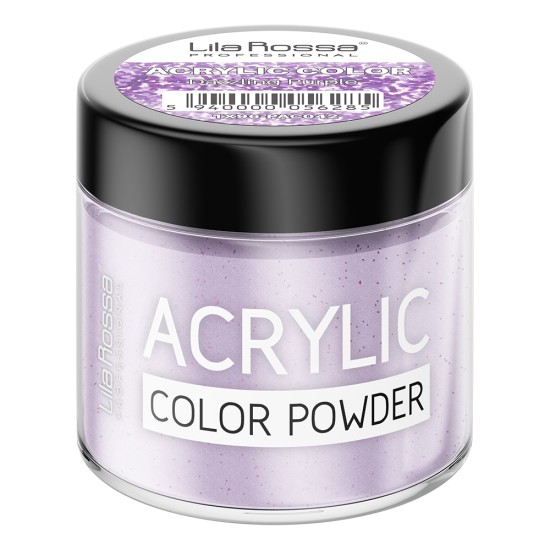 Pudra acrilica color, Lila Rossa, Dazzling Purple, 7 g