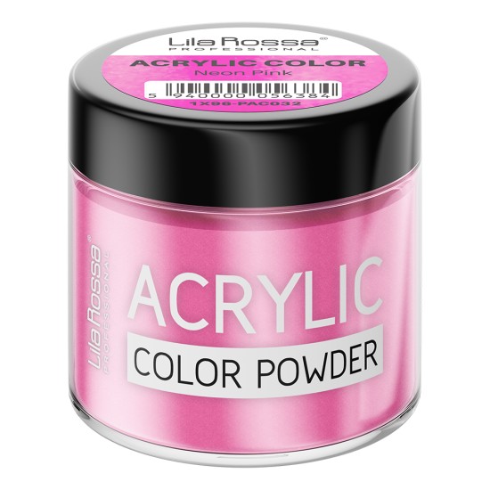 Pudra acrilica color, Lila Rossa, Neon Pink, 7 g