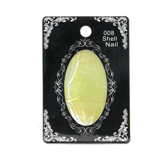 Autocolante decorative pentru unghii, Shell Nail, #008, transparent