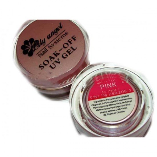 Gel UV Soak Off  Pink Lily Angel -30 gr